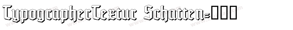 TypographerTextur Schatten字体转换